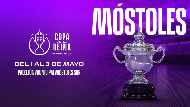 Móstoles albergará la Fase Final de la Copa de la Reina de Fútbol Sala 2026