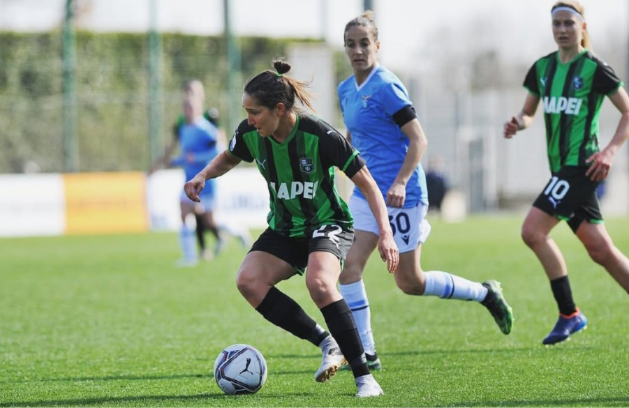 Su etapa en serie A con el Sassuolo (Fuente: Sassuolo femenino)