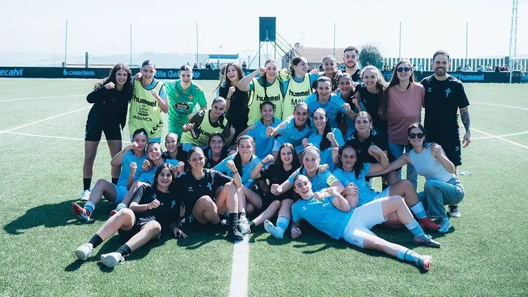 As Celtas Sporting se proclaman campeonas de liga en Tercera Federación grupo 1