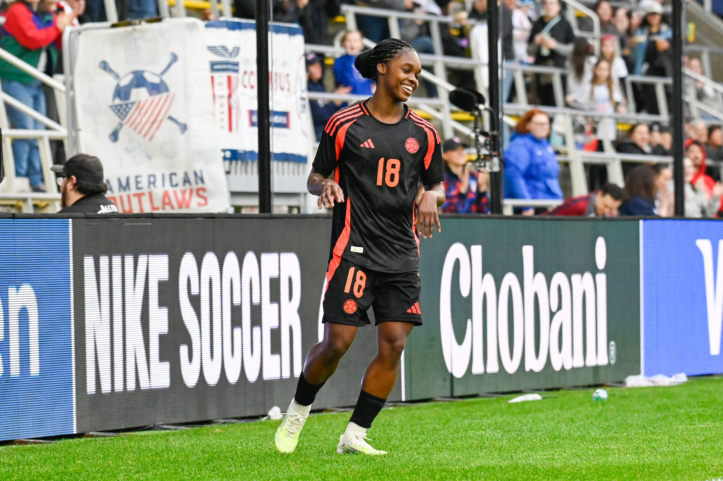 Linda Caicedo con la Selección Colombia