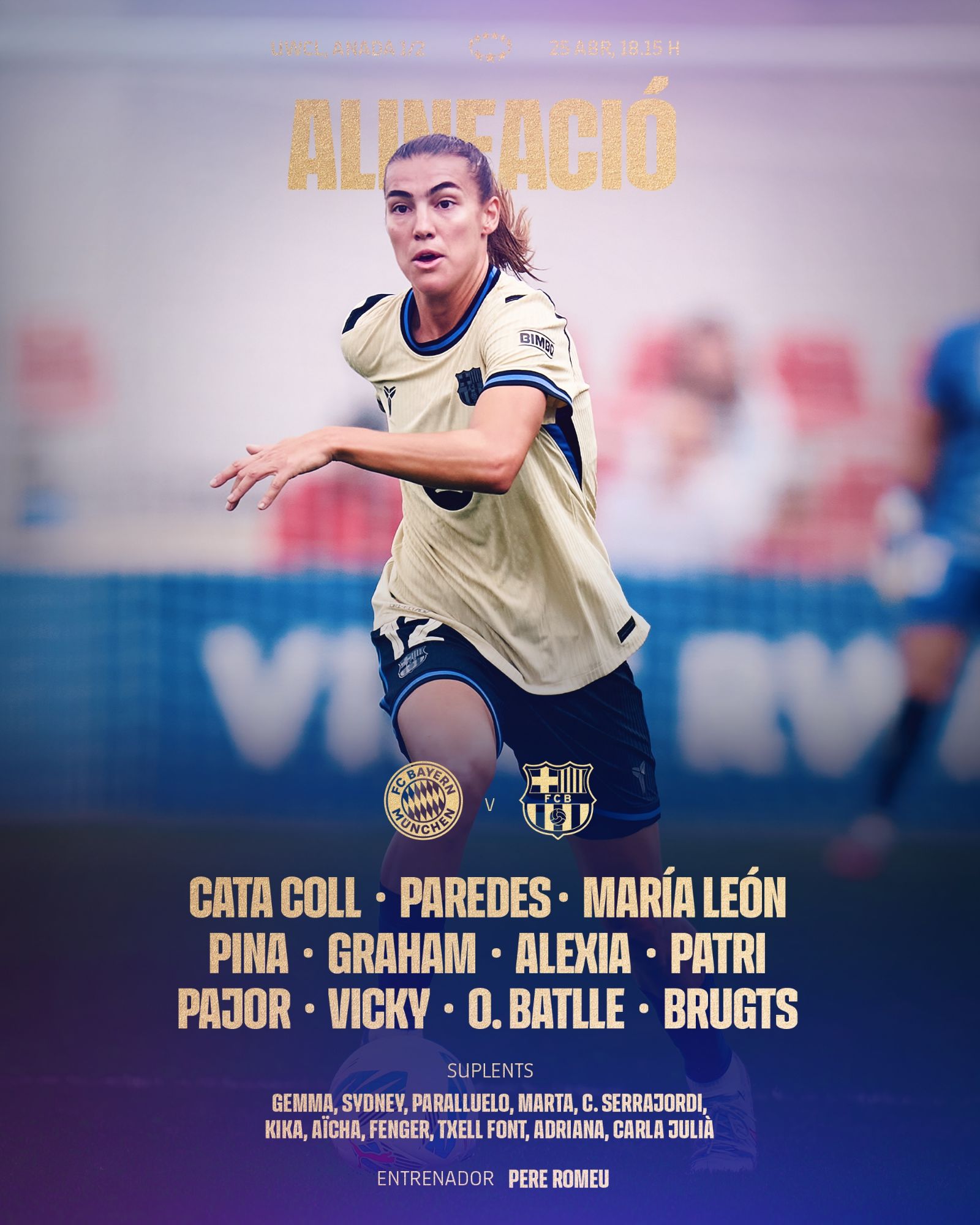 Alineación confirmada | FC Barcelona