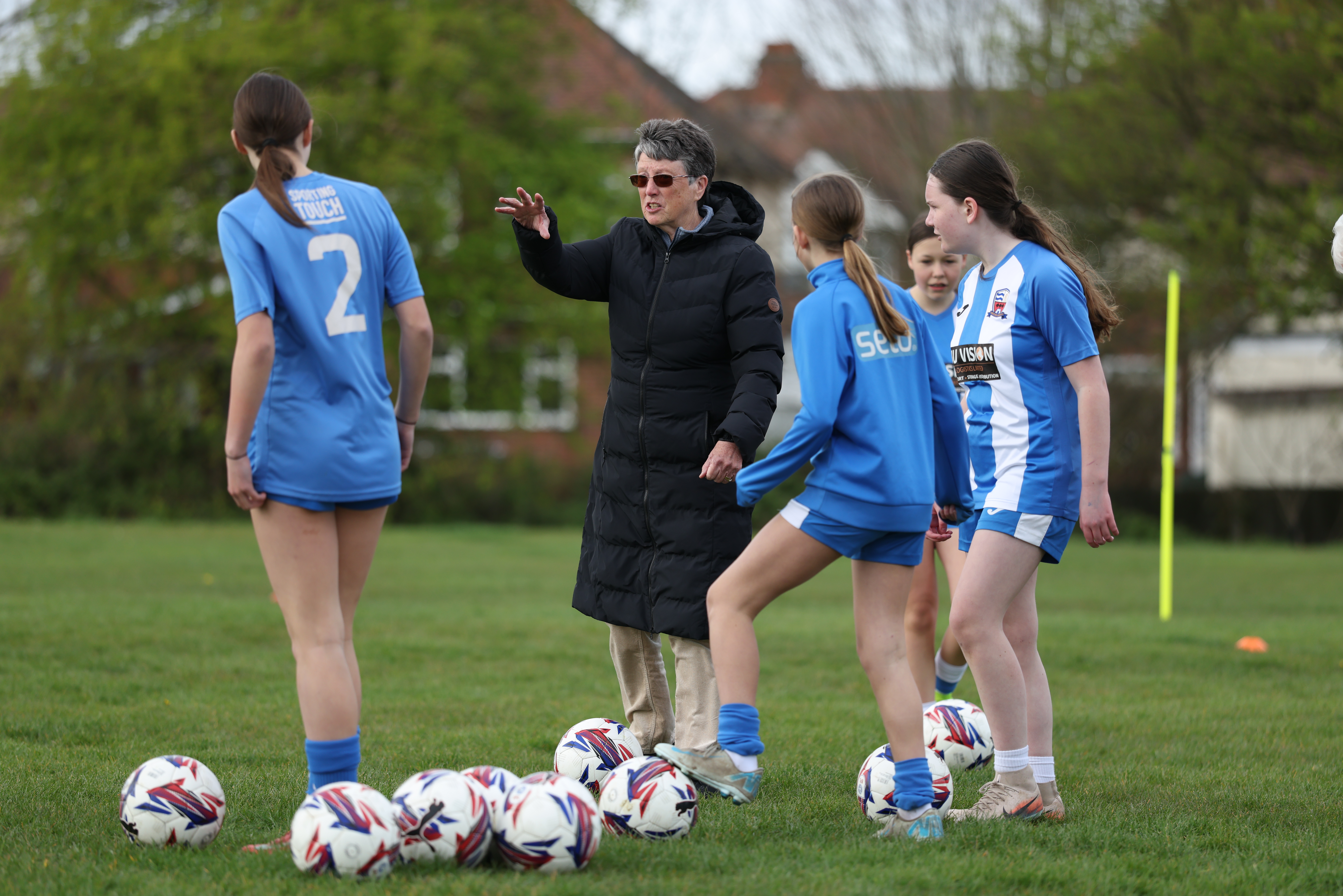 Morag Pearce pictured during the Lionesses 500th Game Heritage Plaque
