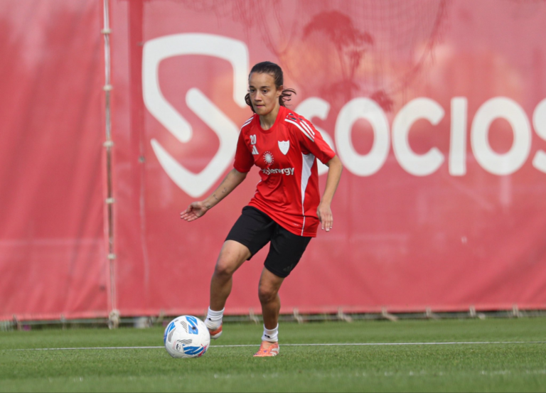 Rosa Marquez entrenamiento Sevilla FC