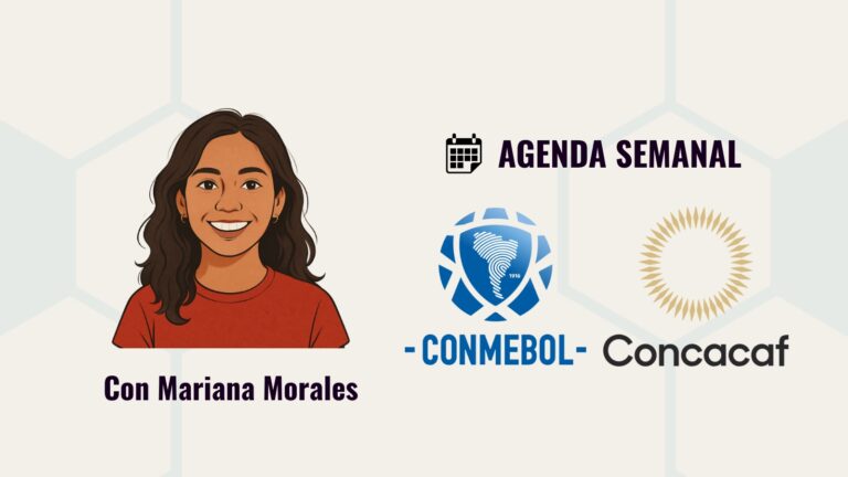 Agenda fútbol femenino norteamérica y LATAM - Conmebol y Concacaf