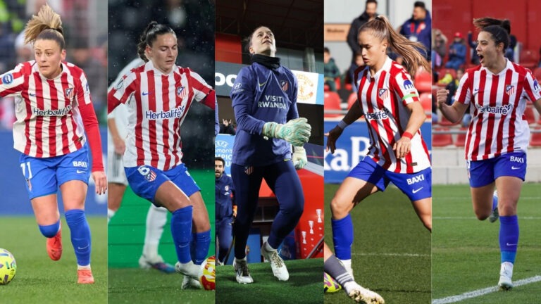 El Atlético de Madrid despedirá a Menayo, Medina, Vilde Bøe Risa, Sheila y Patri Larqué