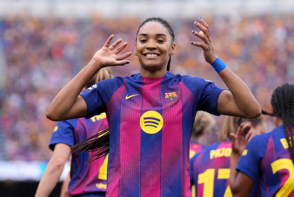 Salma Paralluelo FC Barcelona v FC Bayern München - UEFA Women's Champions League 2025/26 Semi-Final Second Leg