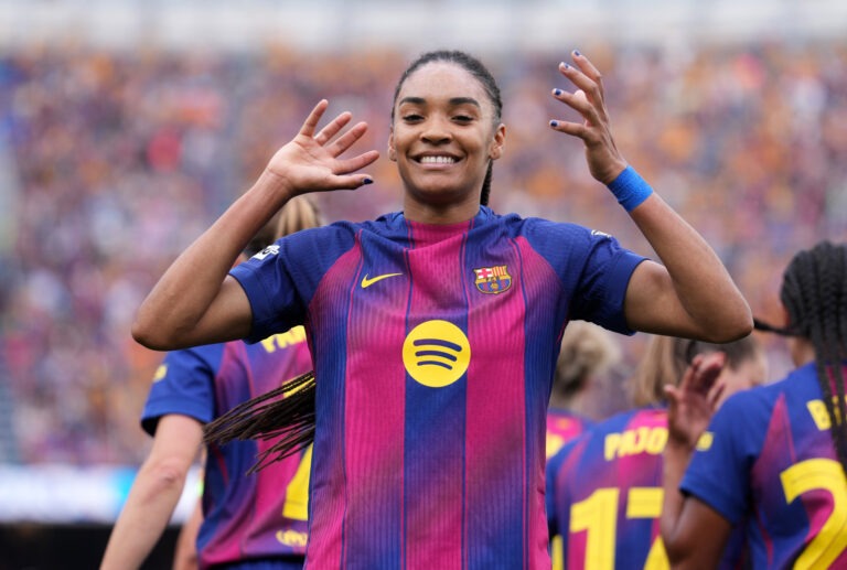 Salma Paralluelo FC Barcelona v FC Bayern München - UEFA Women's Champions League 2025/26 Semi-Final Second Leg
