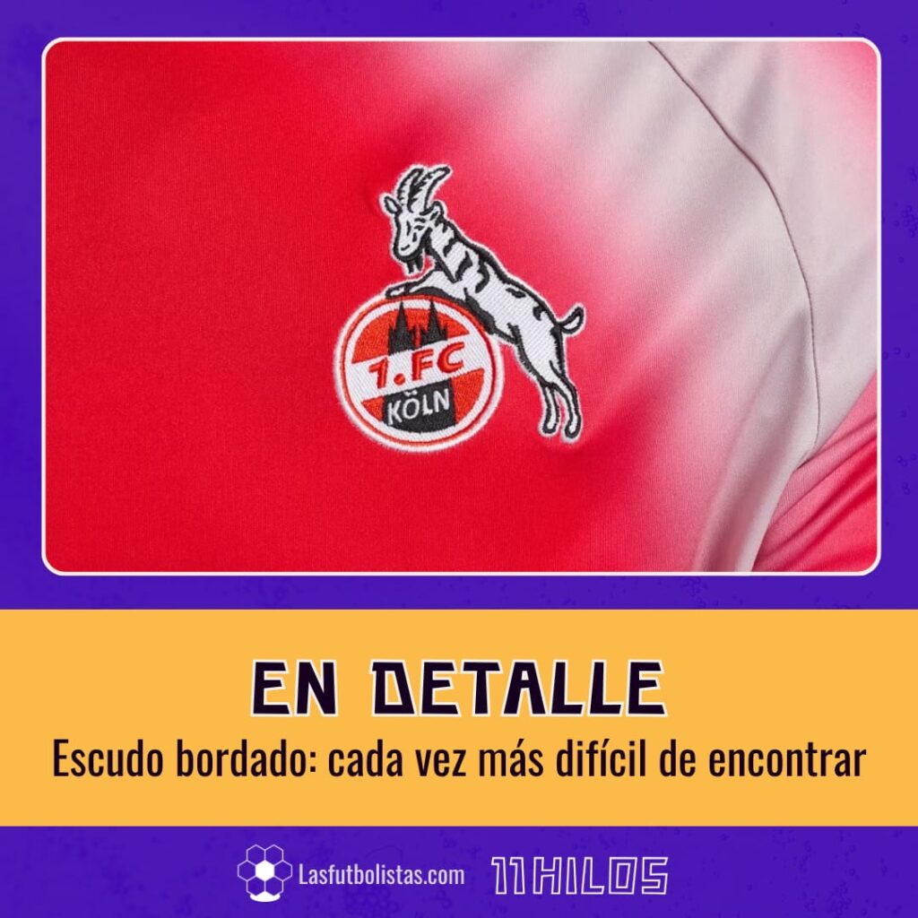 FC Köln camiseta con escudo bordado