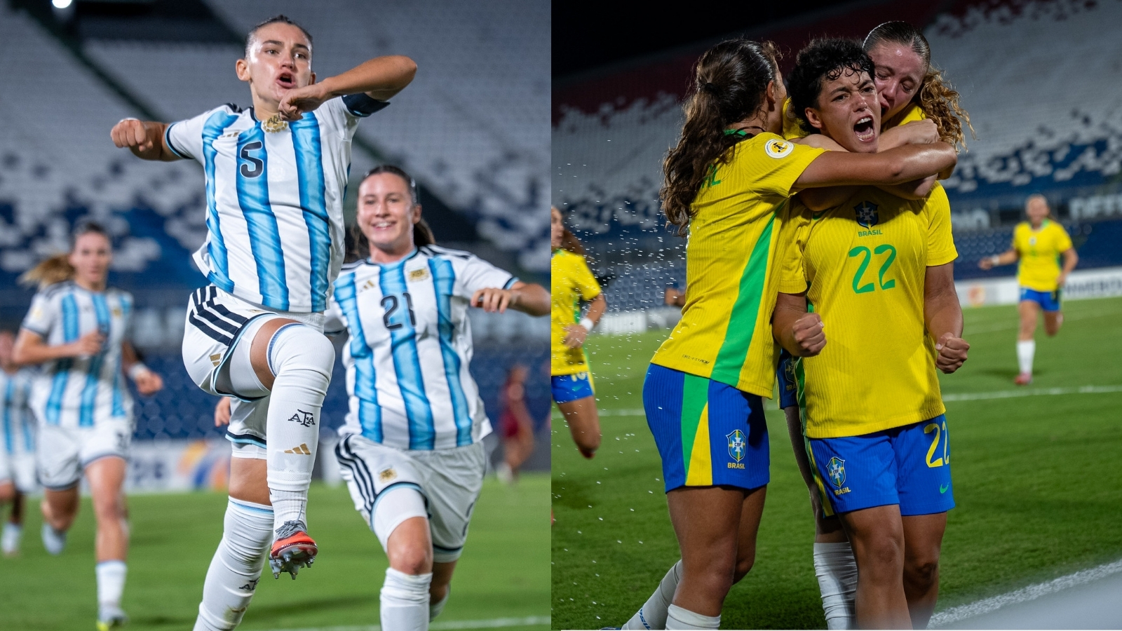 Final del Sudamericano Femenino sub-17 - Argentina VS Brasil - previa, horario y dónde verlo