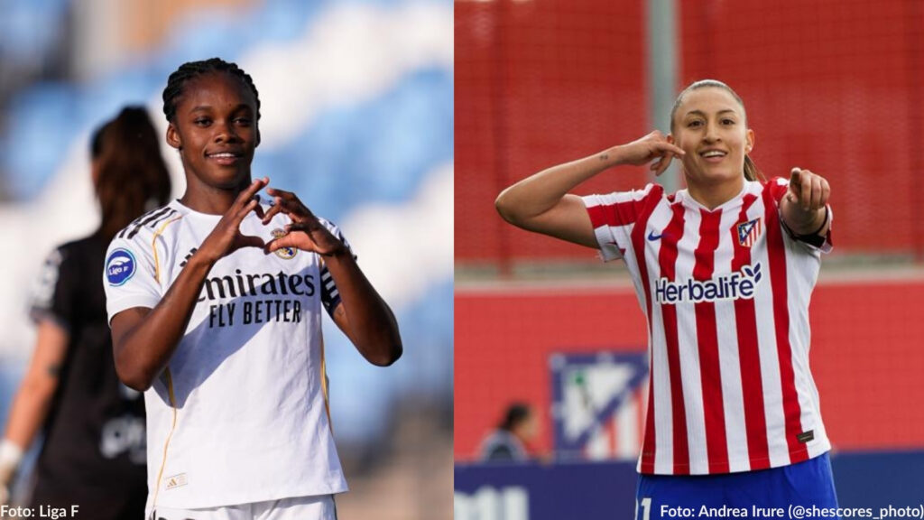 Linda Caicedo y Fiamma - Derbi Real Madrid vs Atlético de Madrid