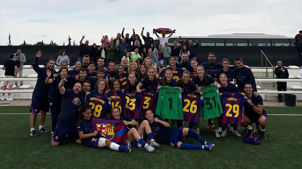 El FC Barcelona 'B' campeón de la Primera Federación Femenina