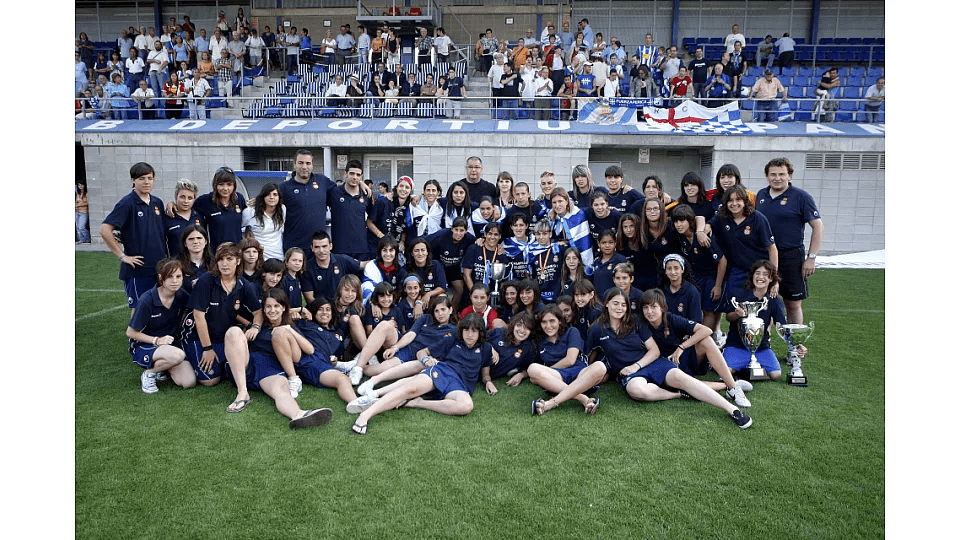 Foto celebración del RCD Espanyol 