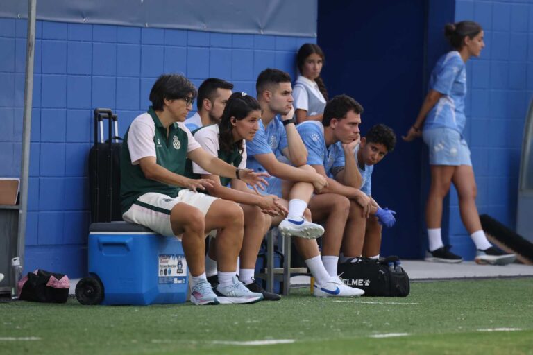 Staff técnico de Sara Monforte en el RCD Espanyol