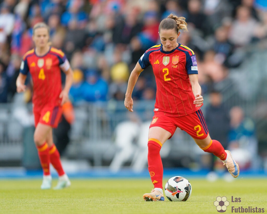 Ona Batlle, en un partido con la Selección de España en 2026. Foto: Las Futbolistas