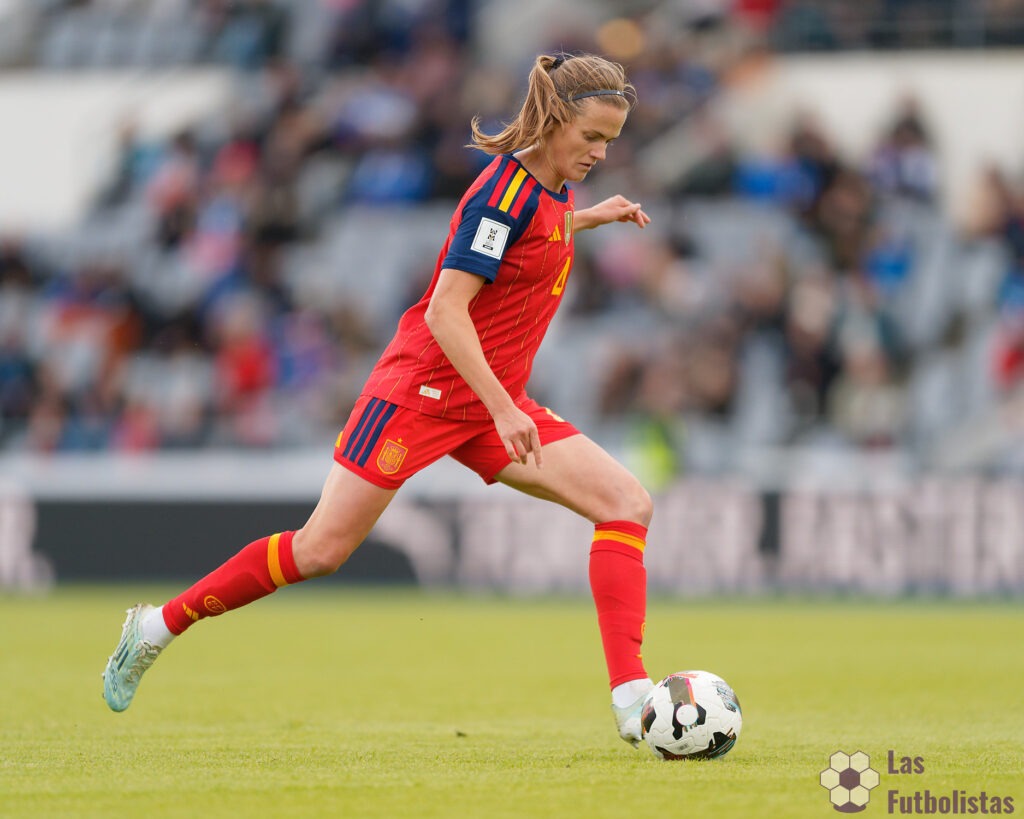 Irene Paredes, en un partido con la Selección de España en 2026. Foto: Las Futbolistas