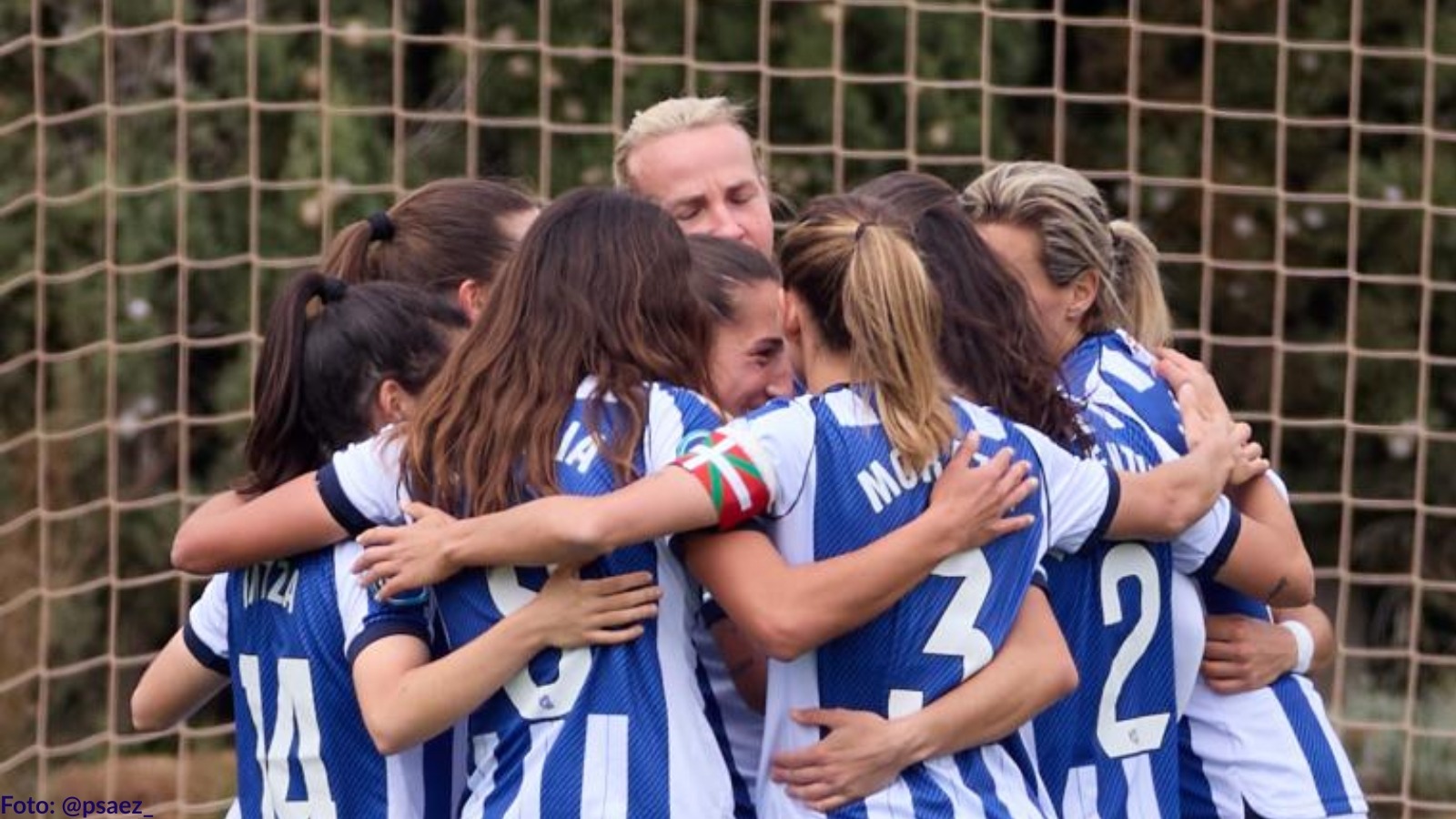 Celebración de gol de la Real Sociedad - Liga F