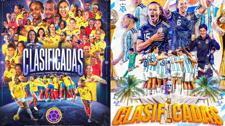 Colombia y Argentina clasificadas para el Mundial de Brasil 2027