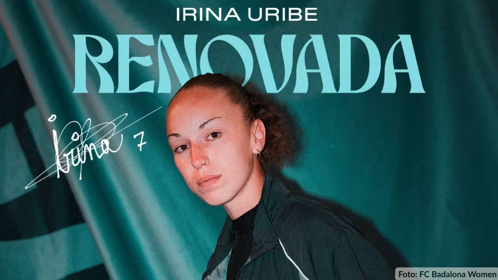 El FC Badalona Women informa de la renovación de Irina Uribe