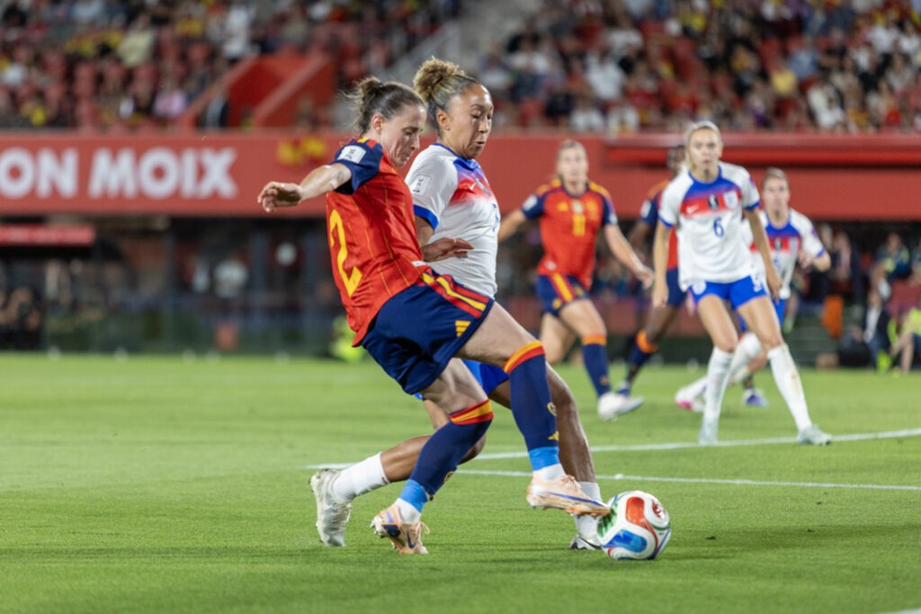 La jugadora de la Selección de España Ona Batlle, en 2026. Foto: Hugo Mesonero