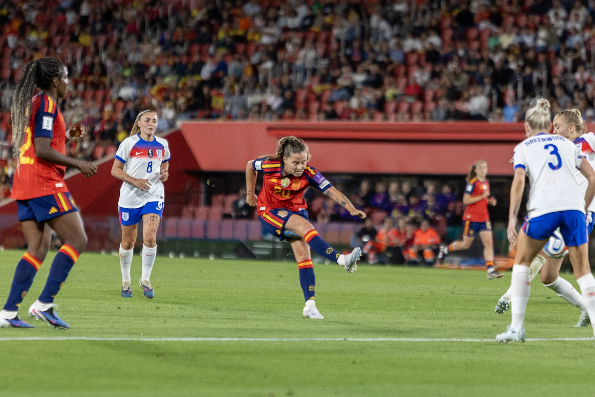 La jugadora de la Selección de España Claudia Pina, en 2026. Foto: Hugo Mesonero