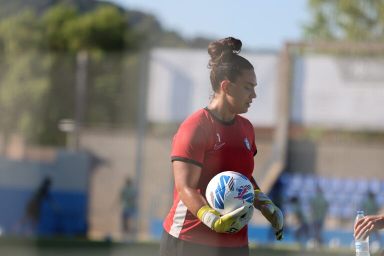 María Valenzuela portera del FC Badalona