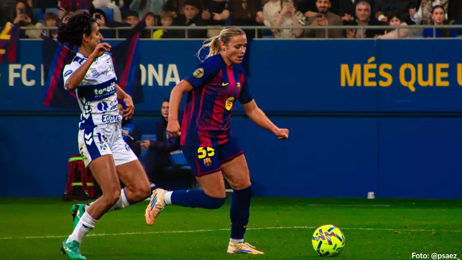 Martine Fenger (FC Barcelona) vs CD Tenerife - Paula Sáez