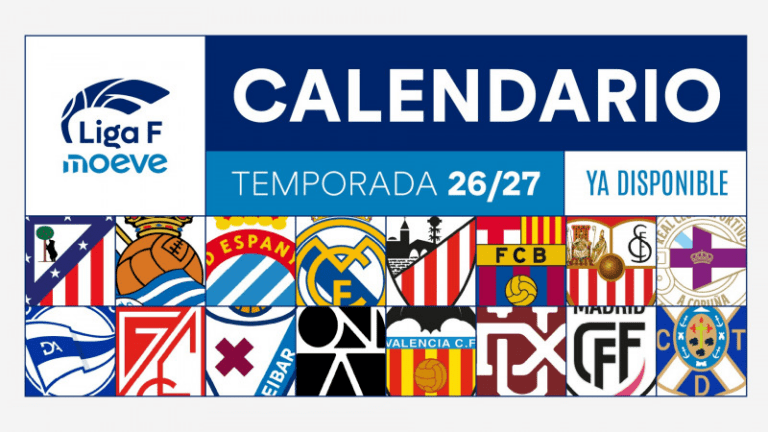 Calendario de Liga F 2026/2027: todas las jornadas y fechas clave