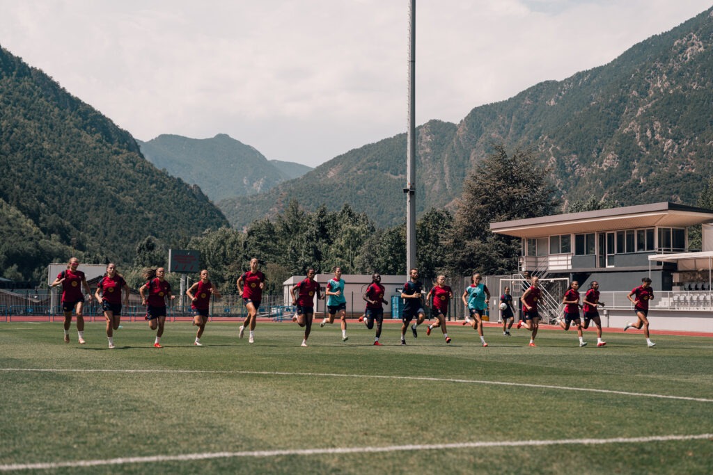 Entrenamiento FC Barcelona Femení Andorra