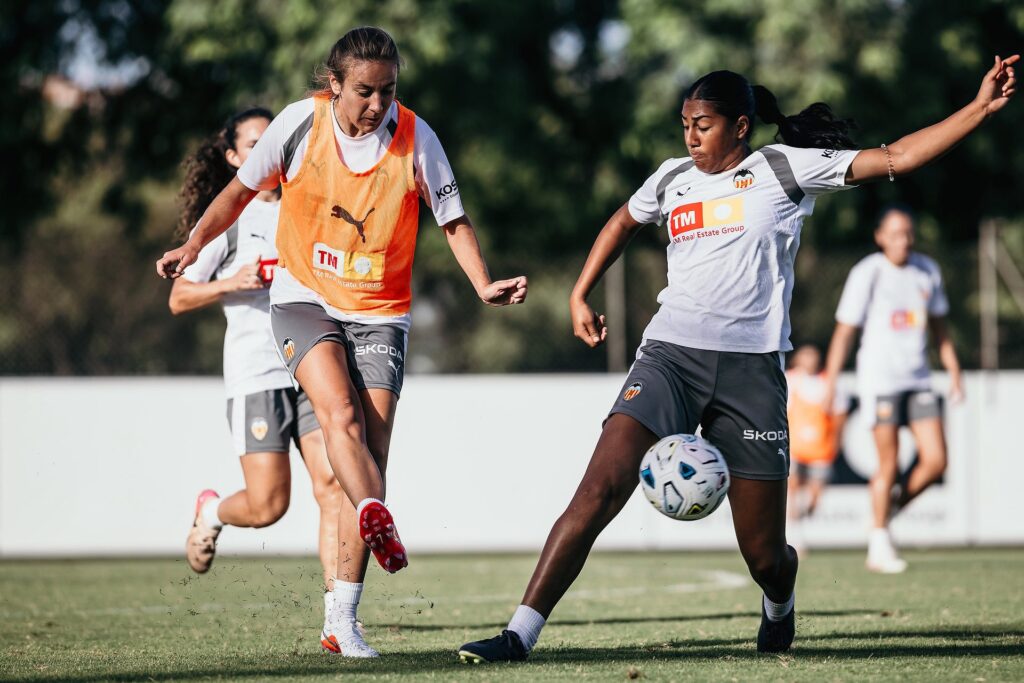 Entrenamiento Valencia CF Femenino