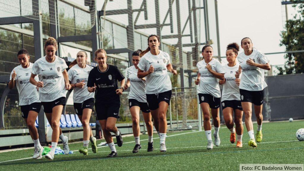 Entrenamiento de pretemporada del FC Badalona