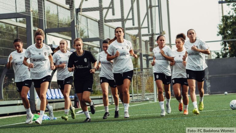 Entrenamiento de pretemporada del FC Badalona