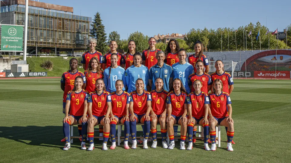 Foto de equipo de la Selección Española - Mundial Sub-20 femenino - Foto RFEF