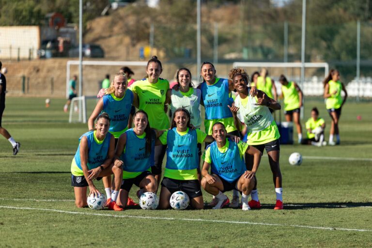 Foto de entrenamiento de pretemporada del Atlético de Madrid