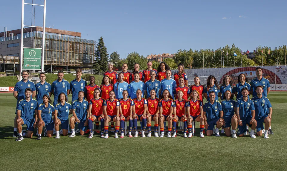 Jugadoras y staff de la Selección Española - Mundial Sub-20 femenino - Foto RFEF