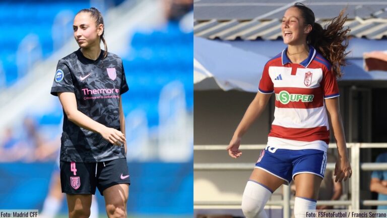 Sandra Villafañe y Vera Molina - Previa Madrid CFF vs Granada J1 Liga F