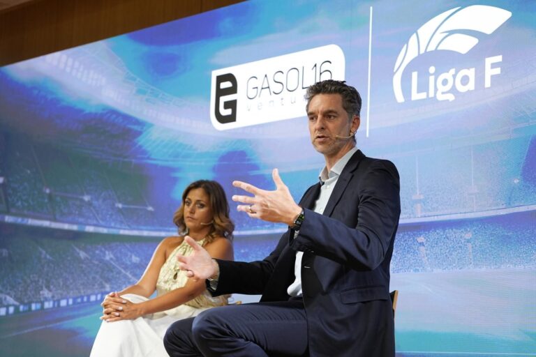 Presentación del acuerdo entre Liga F y Pau Gasol