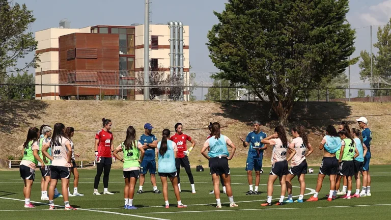 Selección española sub-20 con David Aznar