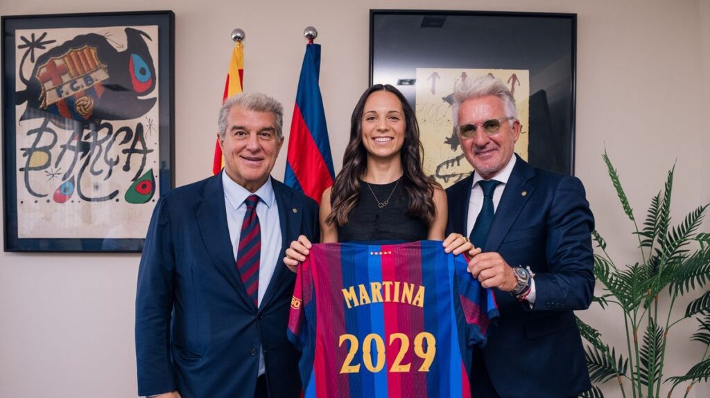 Fichaje de Martina Fernández por el FC Barcelona