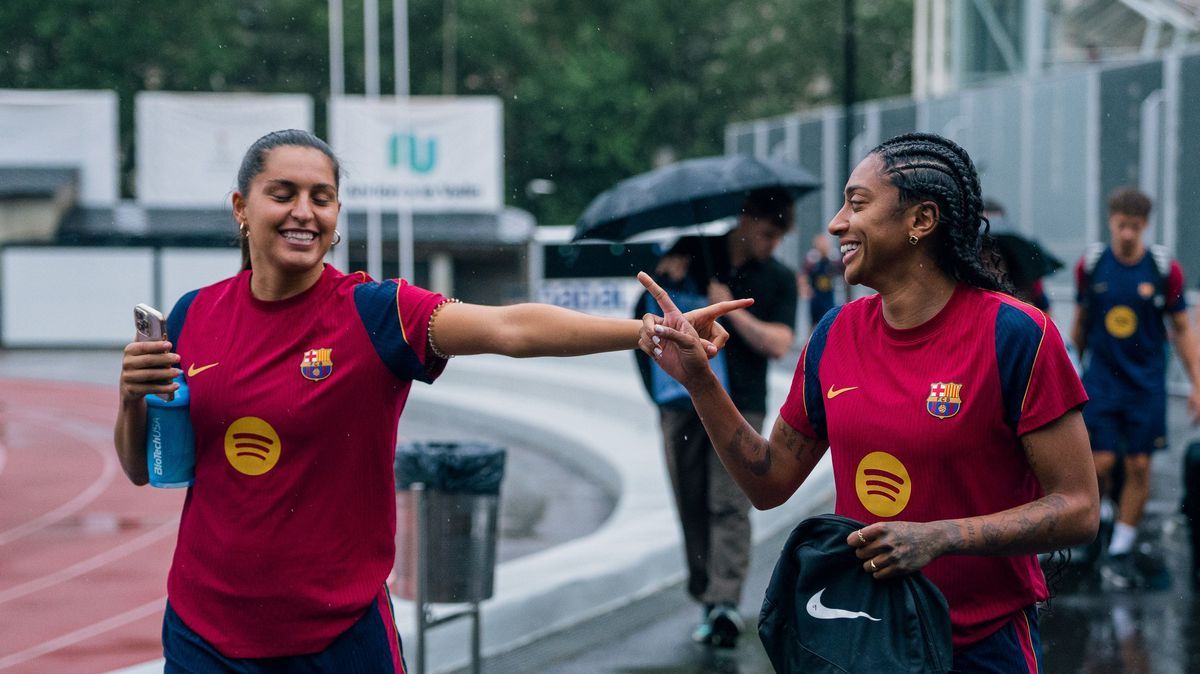 Primer entrenamiento de Kerolin Nicoli