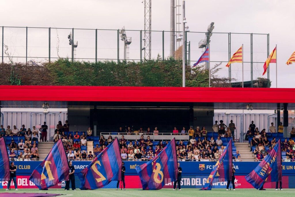 Imagen de los aficionados en el Johan Cruyff