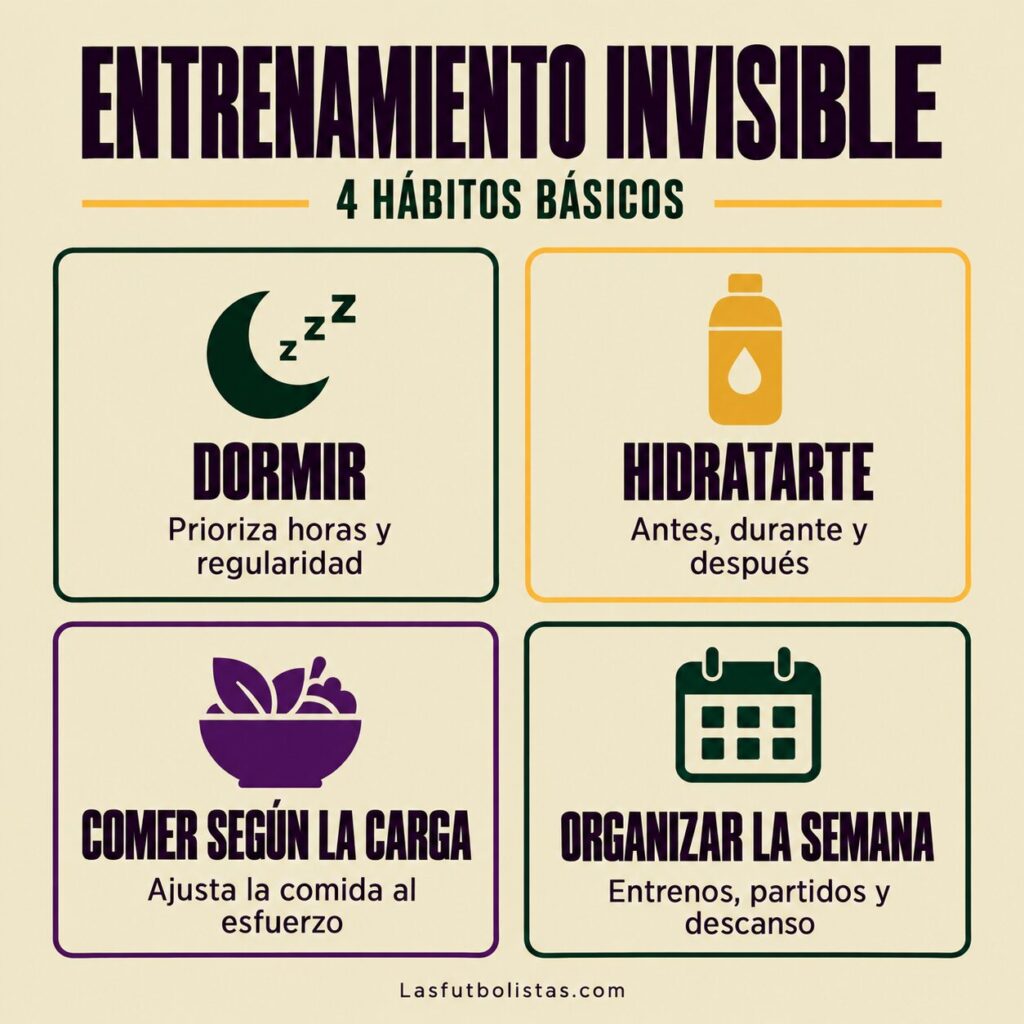 4 hábitos básicos del entrenamiento invisible