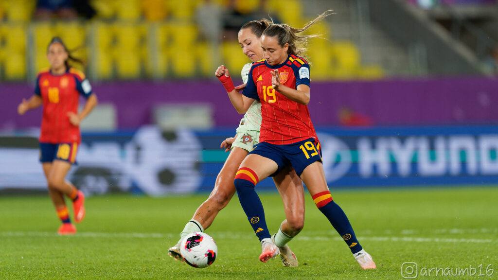 La jugadora de España Alba Cerrato, en el Mundial Sub 20 Femenino 2026. Foto: Arnau Martínez
