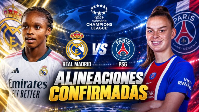 Alineaciones confirmadas Real Madrid vs PSG - UWCL