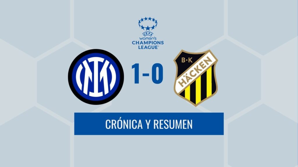 Crónica Champions -Inter 1-0 BK Häcken