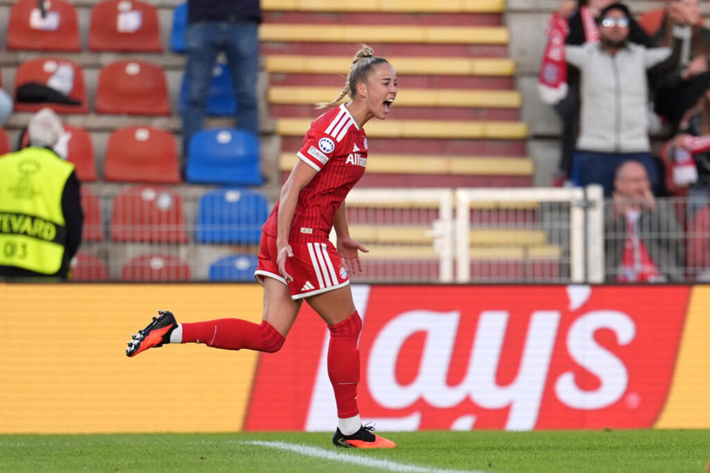 Giulia Gwinn FC Bayern München v Manchester City - UEFA Women's Champions League 2026/27 League Phase MD1