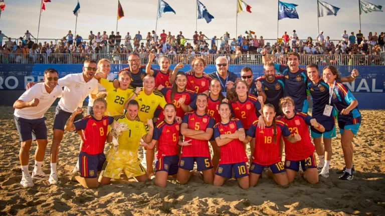 Selección Española de Fútbol Playa femenina campeona de Europa