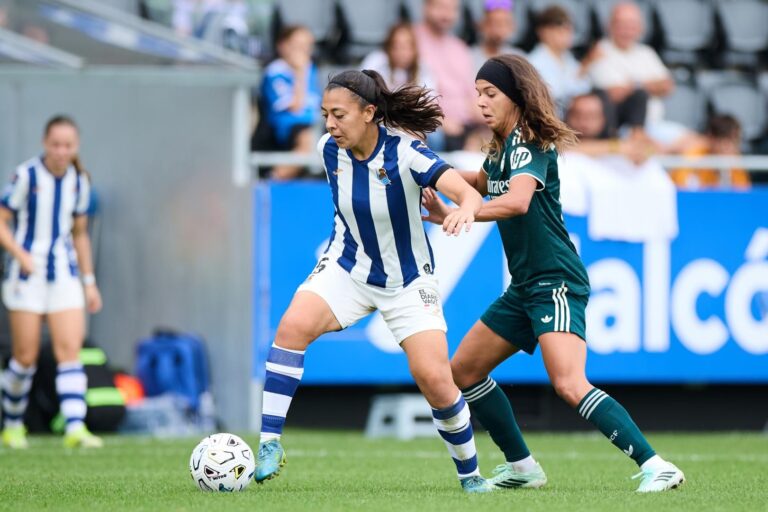Paula Fernández y Andreia Jacinto - Real Sociedad VS Real Madrid - J5 Liga F