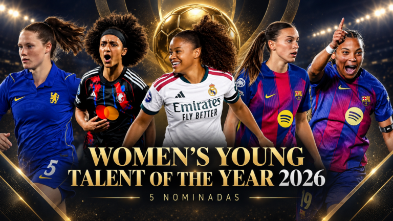 nominadas al Women's Young Talent of the Year