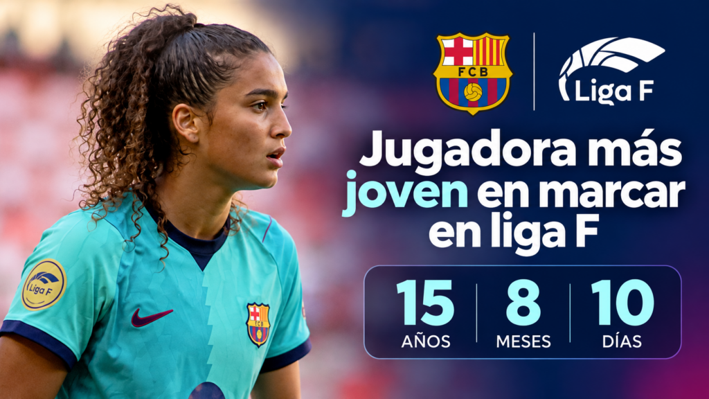 Mayssa Baha jugadora más joven en marcar en Liga F