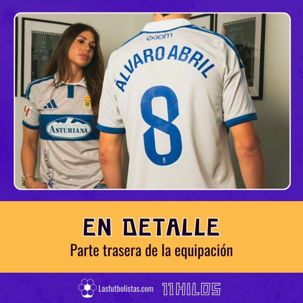 Trasera de la tercera equipación del Real Oviedo 2026/27